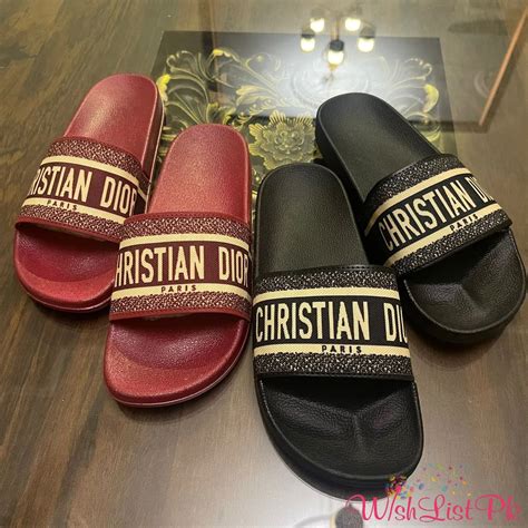 slippers dior price|christian Dior slides price.